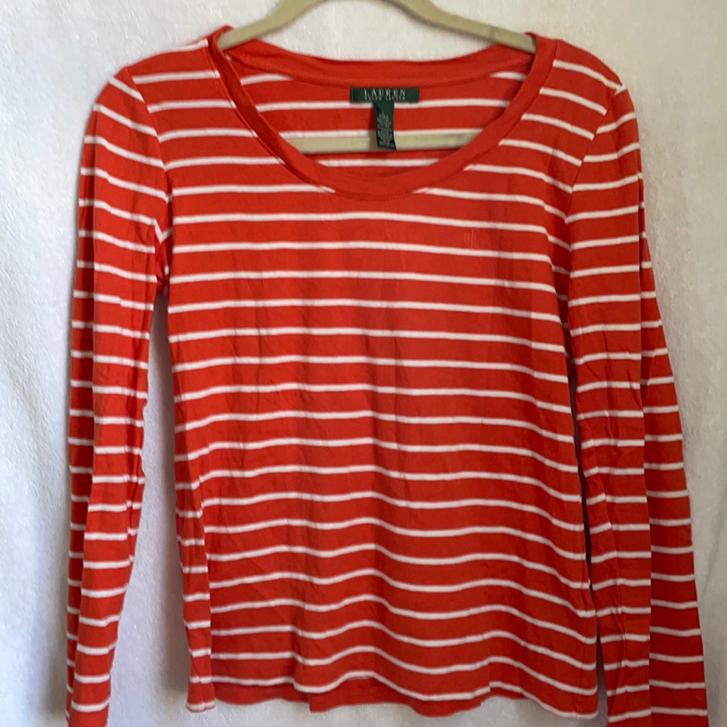 Ralph Lauren Long Sleeve Stripe Top